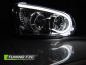 Preview: LED Tagfahrlicht Design Scheinwerfer für Subaru Impreza 2 Facelift (GD) 03-05 chrom